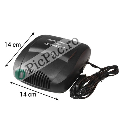 Aeroterma Auto 12V, 150W - Incalzire si Racire, Cablu 140cm,