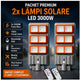 Pachet 2x Lampi Solare Stradale PREMIUM LED 3000W