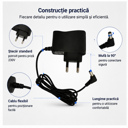 Incarcator pentru cantare 350 kg cu platan metalic , negru