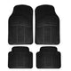 Set 4 covorase auto, PVC, Negru universale cu instalare rapida