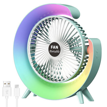 Mini Ventilator Portabil USB cu LED