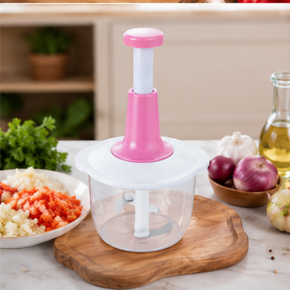 Tocător manual multifuncțional 2L pentru legume și fructe