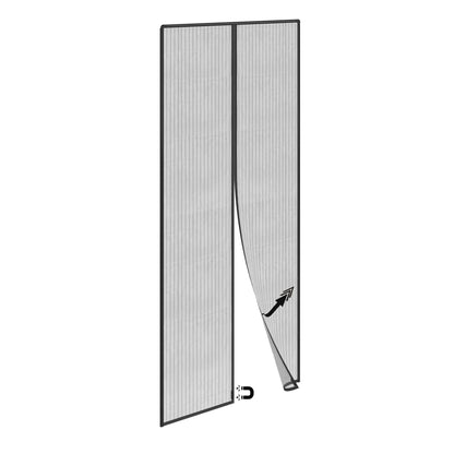 Plasa magnetica pentru tantari, Poliester, 120 x 210 cm, Neg