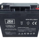 Acumulator GEL JRH 12V 18Ah – Putere fiabilă, fără întreținere
