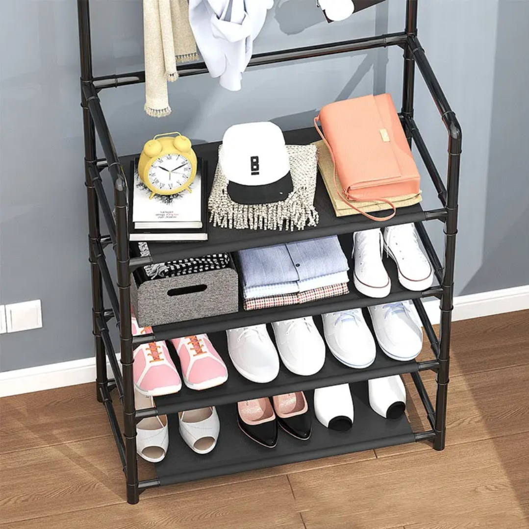 Cuier multifunctional pentru pantofi si haine - Organizare p