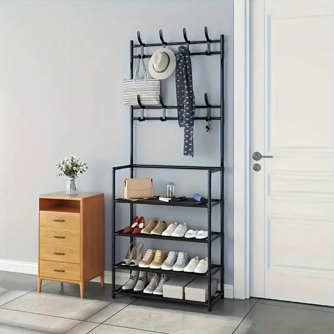 Cuier multifunctional pentru pantofi si haine - Organizare p