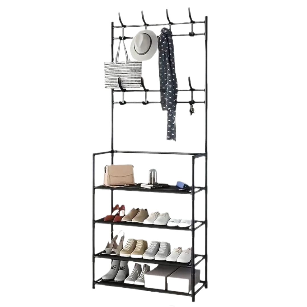 Cuier multifunctional pentru pantofi si haine - Organizare p