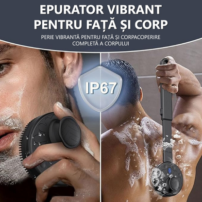 Perie Electrică de Baie 2 în 1 cu Extensie și 4 Setări