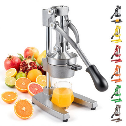 Storcator-presa de Fructe Manual, Fonta si Inox, Argintiu 70