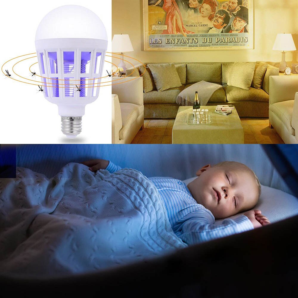 Lampa UV anti insecte, elimina tantarii din camera