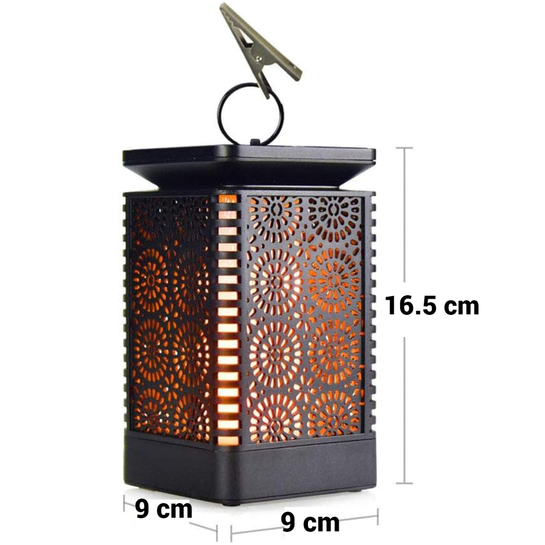 Lampa Solara cu Efect de Flacara - Iluminat Decorativ pentru