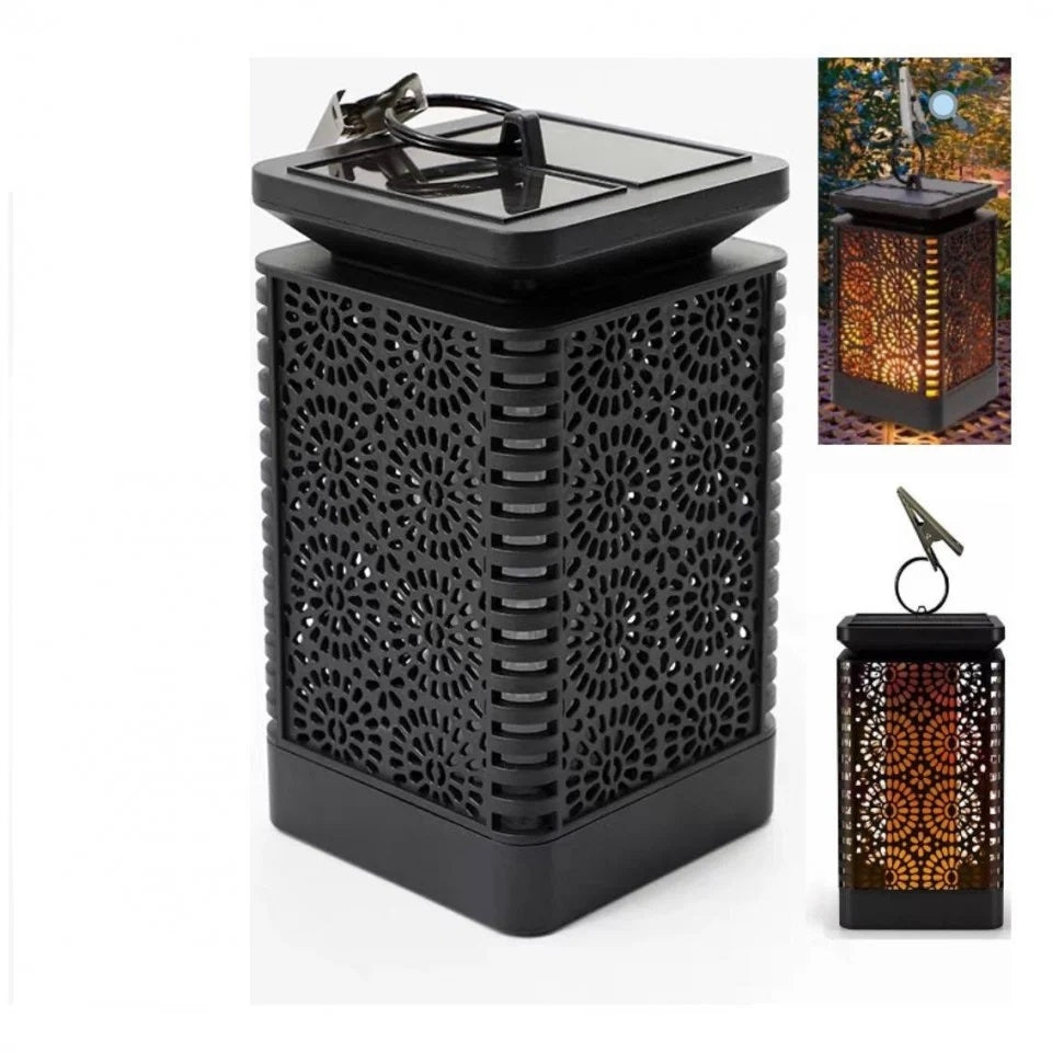 Lampa Solara cu Efect de Flacara - Iluminat Decorativ pentru