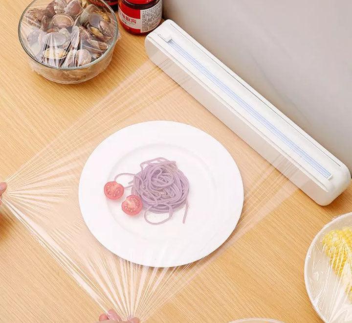 Dispenser Folie Alimentara Stretch cu Ventuze si Lama Taiere
