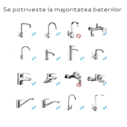 Extensie Rotativa 360° pentru Robinet - Economiseste Apa cu 