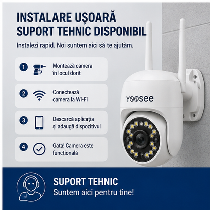 Camera Supraveghere Wi-Fi Visuron 36 LED-uri