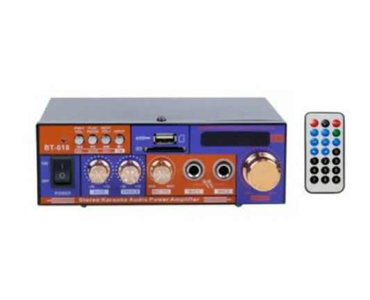 Amplificator audio cu Bluetooth pentru Karaoke BT-618 si cit