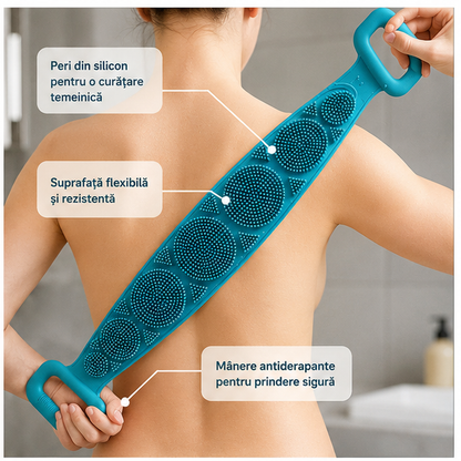 Banda pentru Spalat pe Spate din Silicon