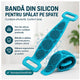 Perie Exfolianta Dubla din Silicon pentru Corp si Spate - Masaj si Curatare Profunda