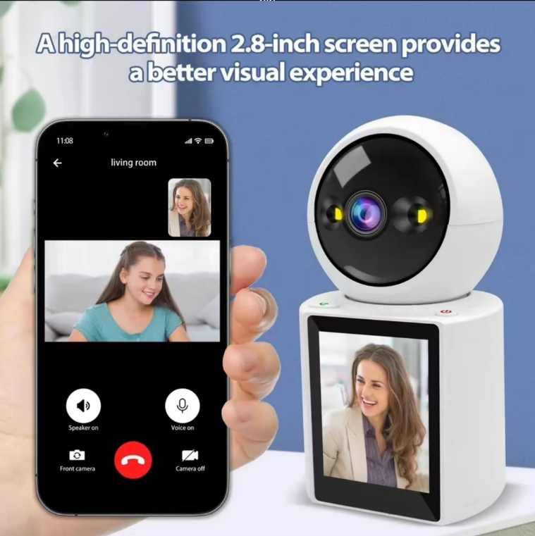 Camera Supraveghere Inteligenta Baby Monitor 4MP 360°
