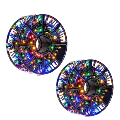 SET 2 INSTALATII 100 METRI, 1000 LEDURI PENTRU EXTERIOR