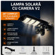 LAMPA SOLARA CU CAMERA XL 4G