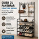 Cuier cu Pantofar Metalic – 5 Rafturi