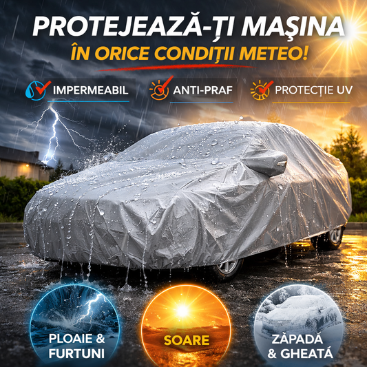 Husa auto impermeabila, protectie UV, ploaie, zapada, praf, 
