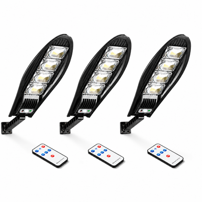 Lampă solară stradală 1200W, 55 cm, cu telecomandă