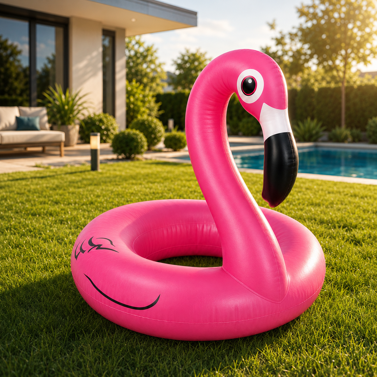 Colac gonflabil Flamingo 90-120 cm