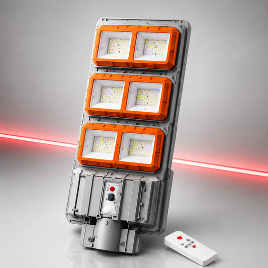 Lampă Solară Stradală PREMIUM LED 3000W – IP66, Super Puternică
