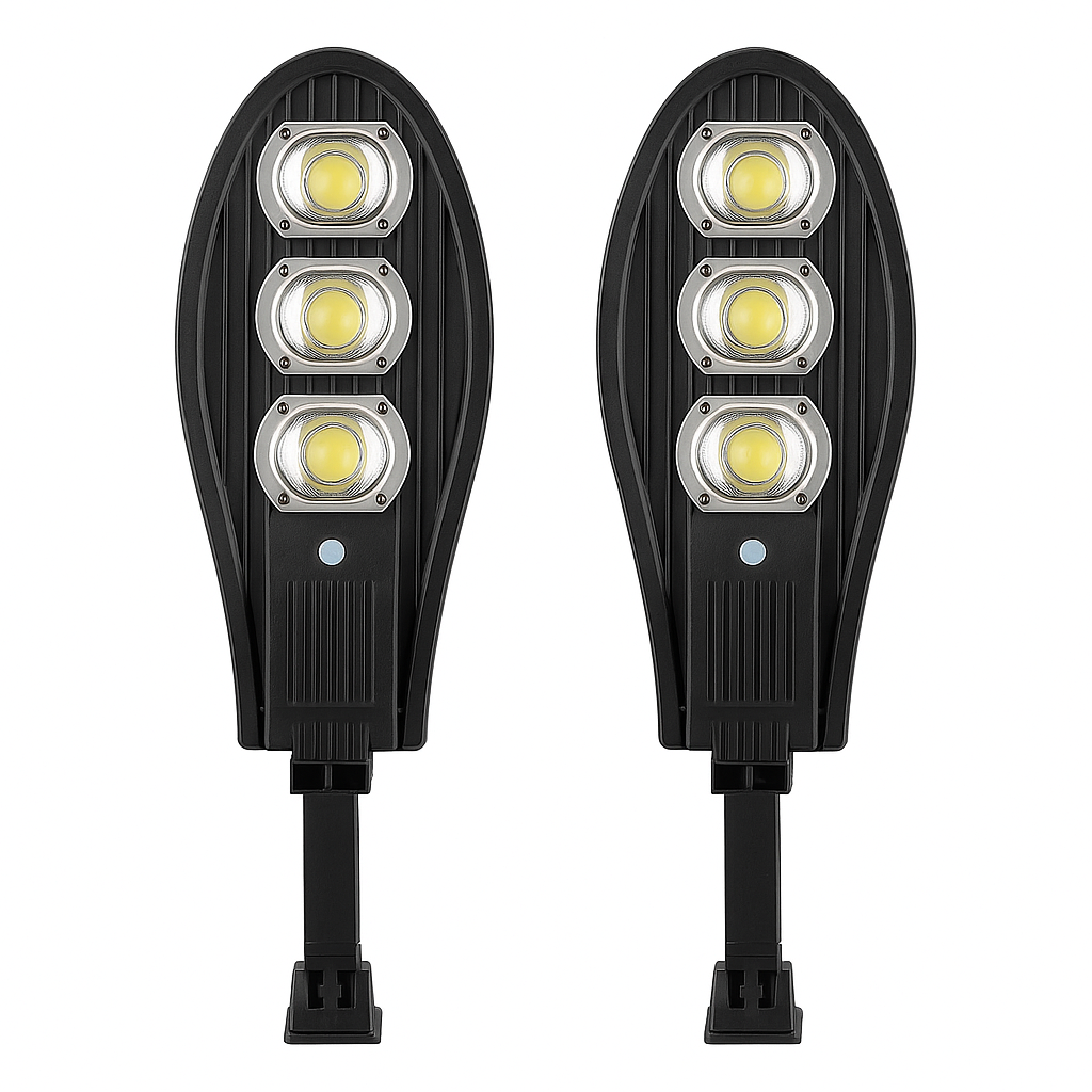 SET 2 x Lampa Stradala cu 90 LED-uri, Incarcare Solara