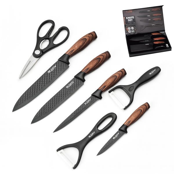 6 Piese Cutite set pentru bucatarie