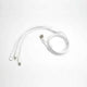 USB cable 3 in 1 JRH SX – 21, USB-micro USB/USB-C/iphone compatible, 3A, 1.2 m, white