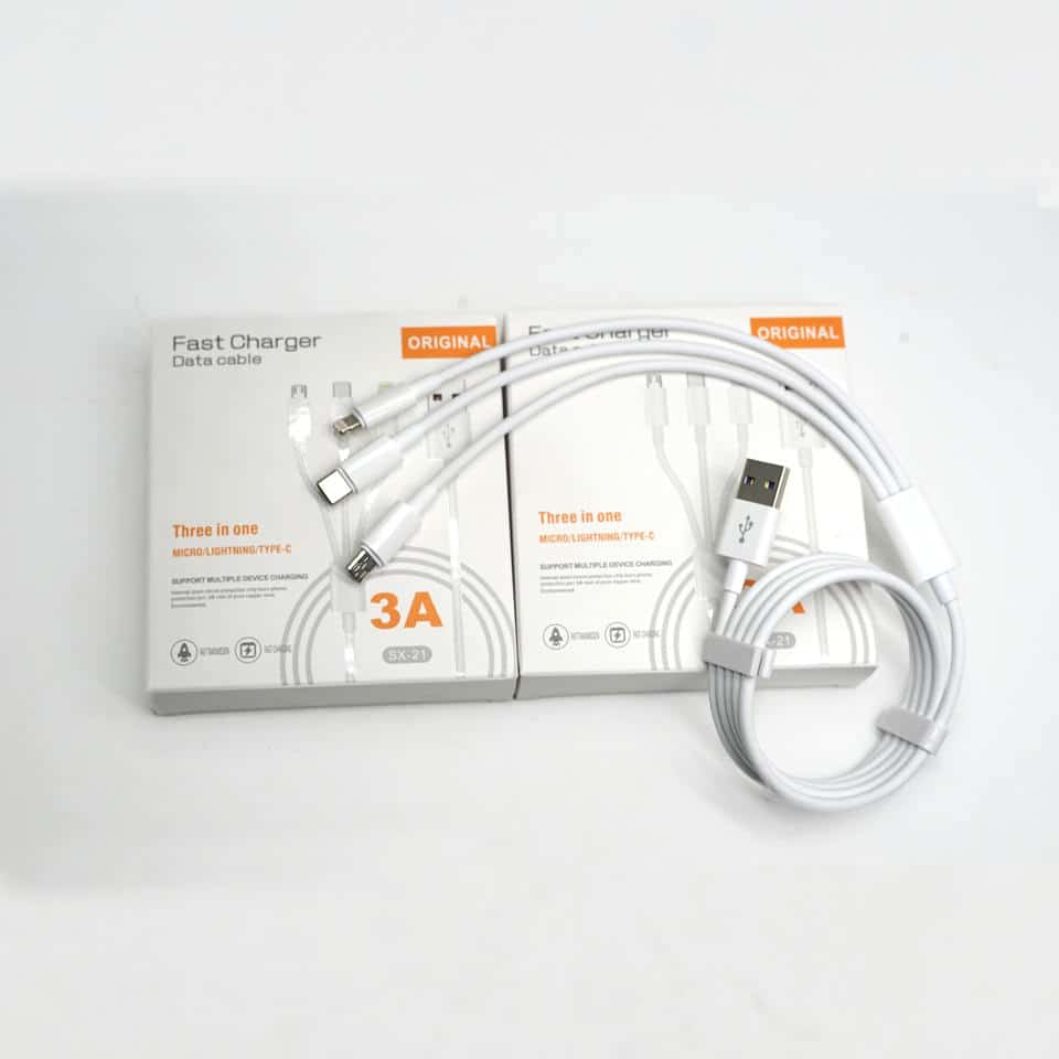 USB cable 3 in 1 JRH SX – 21, USB-micro USB/USB-C/ipho