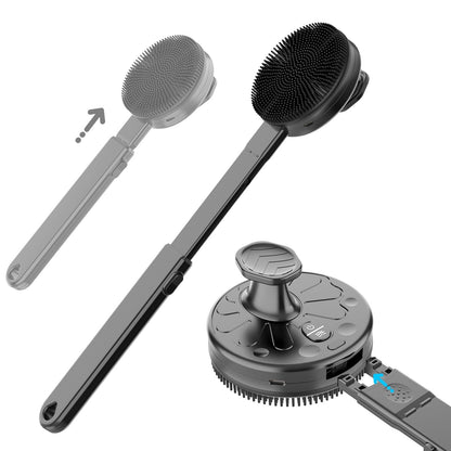 Perie Electrică de Baie 2 în 1 cu Extensie și 4 Setări