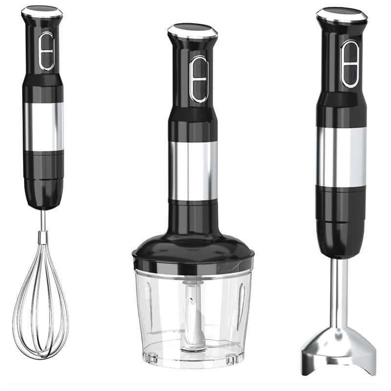 Set blender de mana 4 in 1, 800W JRH multiStick Inox, Acceso