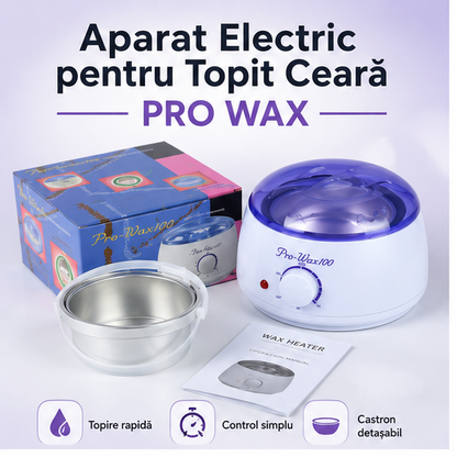 Aparat Electric pentru Topit Ceară de Epilat PRO WAX 19 RON