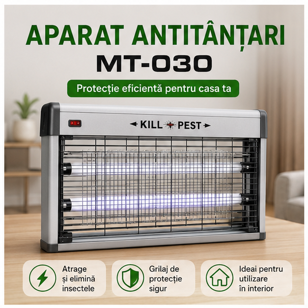 Aparat Antitantari 30W - Anti Insecte Zburatoare Interior/Exterior