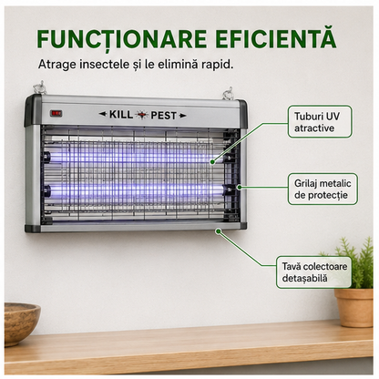 Aparat Antitantari 30W - Anti Insecte Zburatoare Interior/Exterior