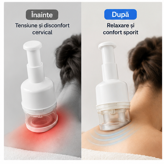 Aparat Masaj Cervical pentru Relaxare Musculară – Confort și Relaxare pentru Zona Gâtului și Umerilor