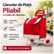 Cărucior de Piață Pliabil cu Cadru din Aluminiu