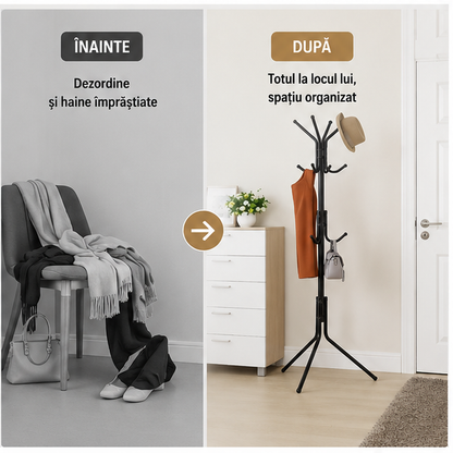 Cuier Tip Pom 42x42x165 cm - Suport Elegant pentru Haine