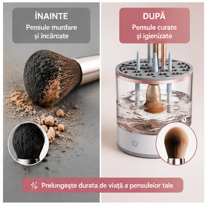 Dispozitiv Curatare Pensule Profesional - Rapid si Eficient