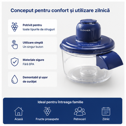 Curatator Electric de Struguri - Tehnologie Moderna pentru Fructe Curate