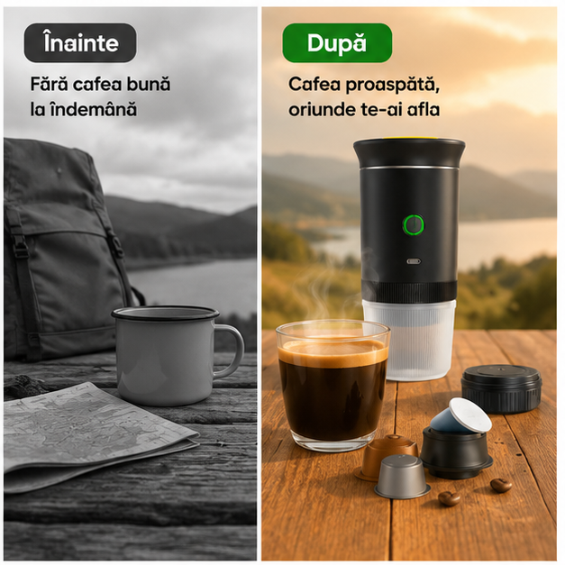 Espressor Portabil 3IN1 - Suport Multifuncțional Bucătărie