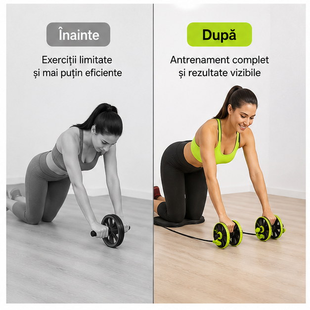 Aparat Fitness cu Corzi Elastice pentru Tonifiere Corporală