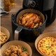 Set folii pentru air fryer, Maro, 50 bucăți