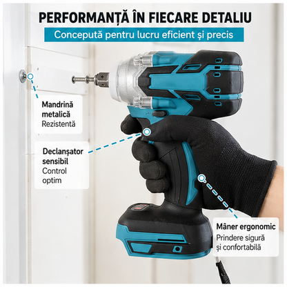 Mașină de Găurit și Înșurubare 48V cu 2 Acumulatori + 30 Accesorii