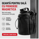 Geanta pentru Sala cu Prindere Magnetica - Neagra