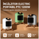Încălzitor Electric Portabil PTC 1200W - Pentru Acasă și Birou